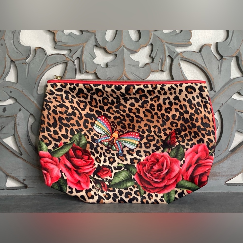 Estée Lauder Animal Print Cosmetic Bag